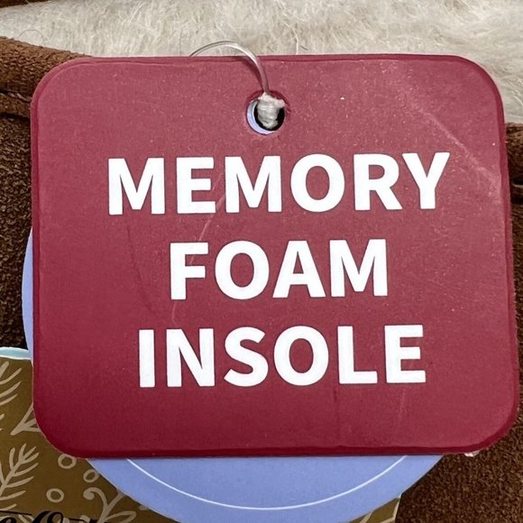 Muk Luks Womens Queens Slip Ons Suede Cognac Wool Blend Size 9.5 -‎ NEW!!!  READ - Picture 14 of 15